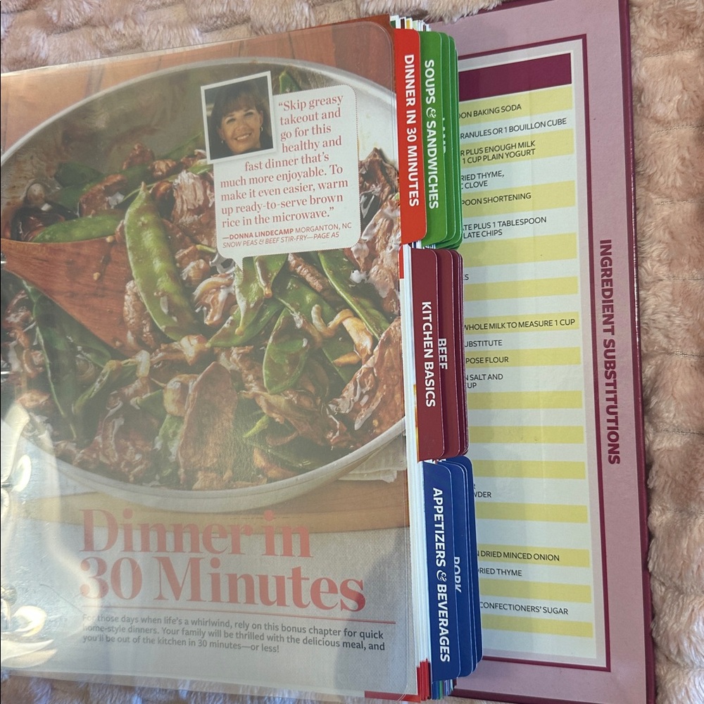 Taste of Home Cookbook - Red and White with Delicious Imagery - Picture 3 of 3